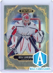2020-21 UD Stature Ilya Samsonov Base - Washington Capitals